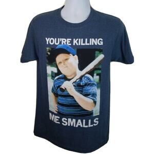 Official The Sandlot Baseball You're Killing Me Smalls Gray Tshirt Size Small